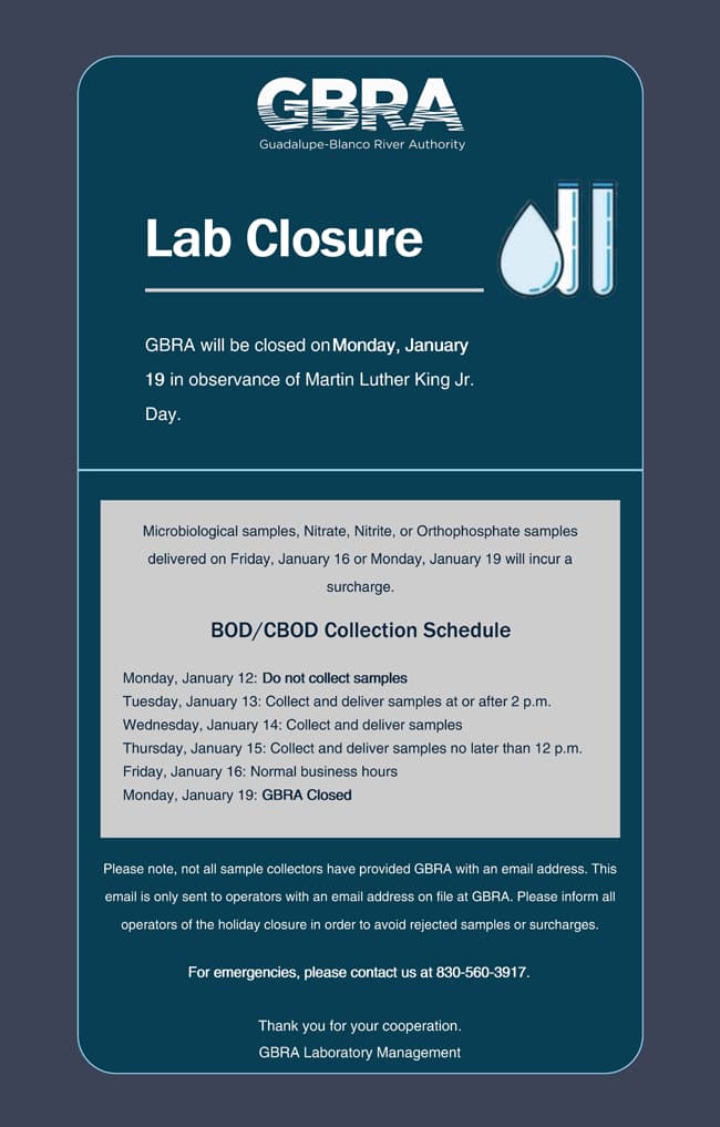 Guadalupe-Blanco River Authority Regional Laboratory logo